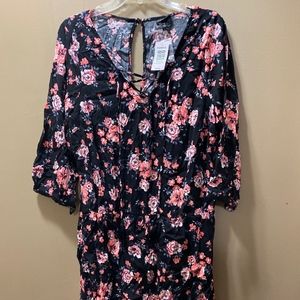 Torrid Floral Jumper NWT